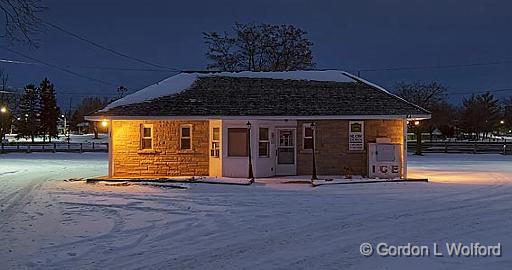 Campground Office_03593-601.jpg - Photographed at first light along the Rideau Canal Waterway in Smiths Falls, Ontario, Canada.